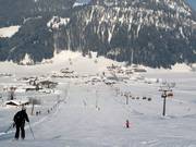 Leichte Abfahrt Hochleiten