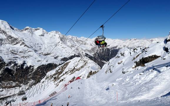 Skifahren bei Moos in Passeier (Moso in Passiria)