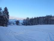 Leichte Piste am Skilift Solla