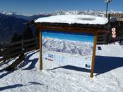 Umgebungsplan an der Bergstation