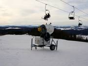 Eine der vielen Schneekanonen