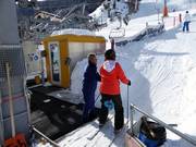 Das Personal hilft gerne beim Einstieg