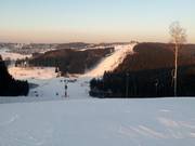 Blick über die Skiwelt Schöneck