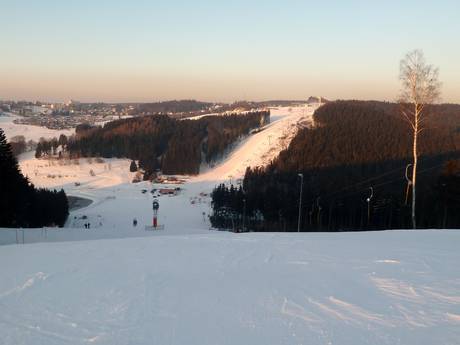 Westerzgebirge: Größe der Skigebiete – Größe Schöneck (Skiwelt)