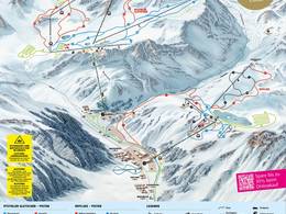 Pistenplan Pitztaler Gletscher