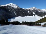 Blick auf den Lac de l'Oule