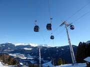 Hoch über Fulpmes: die neue Galtbergbahn