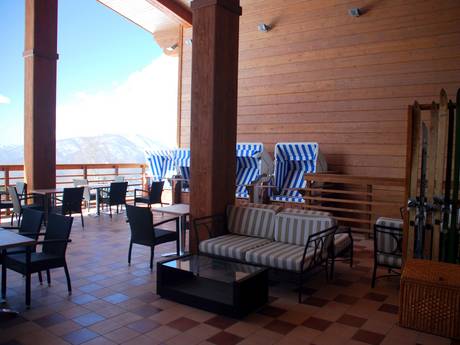 Hütten, Bergrestaurants  Kaukasus – Bergrestaurants, Hütten Gazprom Mountain Resort