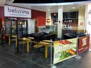 Café Belissimo an der Kasse