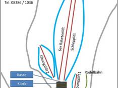 Pistenplan Sinswang (Oberstaufen)