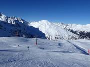 Mittelschwere Piste an der Weißspitzbahn