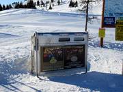 Mülltrennung im Skigebiet von Sunshine Village