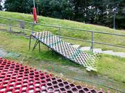 Auf Anfrage wird der Kicker aufgestellt