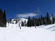 Leichte Piste an der Sesselbahn Sunnyside