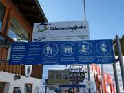 Information an der Sesselbahn