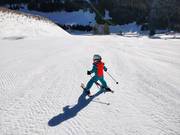 Perfekt präparierte Piste