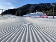 Perfekte Pistenpräparierung im Skigebiet Hemsedal