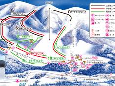 Pistenplan Mikawa Onsen