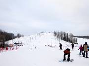 Blick über das Skigebiet Talma