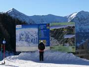Informationstafel an der Bergstation