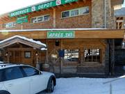 Holzstadl Après-Ski-Bar am Skischulsammelplatz