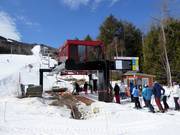 09 White Cap Quad - 4er Sesselbahn fix geklemmt