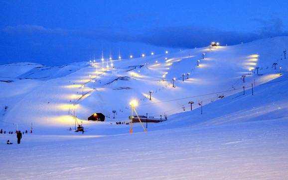 Höchstes Skigebiet in Südisland – Skigebiet Bláfjöll