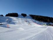 Blick auf die Talpisten Nr. 2, 3 und 4