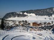 Gasthof und Pensionen direkt neben der Talstation