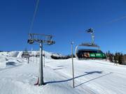 Vuosseli Express - 6er Hochgeschwindigkeits-Sesselbahn (kuppelbar) mit Abdeckhauben