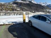 Ladestationen für Elektroautos an der Talstation