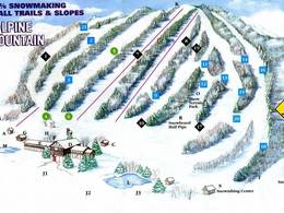 Skigebiet Alpine Mountain Ski & Snow Tubing Center