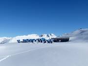 Moderne Schneekanonen stehen bereit