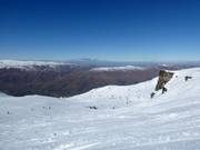 Tiefschneehänge im Captains Basin