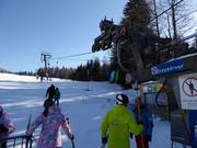 Horní Mísečky-parkoviště - Schlepplift mit T-Bügel/Anker