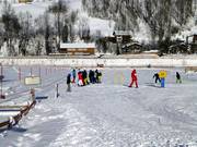 Übungsgelände an der Talstation in Mellau am Hasenlift