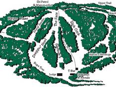 Pistenplan Ferguson Ridge