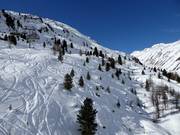 Freerideberg Gaislachkogl im unteren Teil