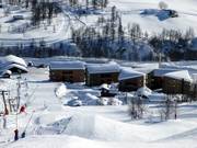 Unterkünfte an der Talstation des Schlepplifts Helgatuntrekket