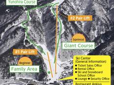 Pistenplan Hirayu Onsen