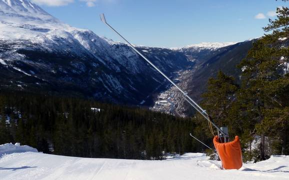 Schneesicherheit Telemark – Schneesicherheit Gaustablikk – Rjukan