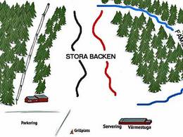 Pistenplan Kalhyttan/Dammshöjden – Filipstad