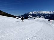 Übungspiste Richtung Ladis