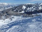 Skiroute Burgstallalm auf der Planai