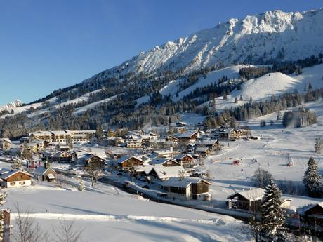 Allgäuer Alpen: Unterkunftsangebot der Skigebiete – Unterkunftsangebot Oberjoch (Bad Hindelang) – Iseler