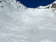 Ungesicherter freier Skiraum