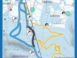 Pistenplan Hörnle – Bad Kohlgrub