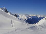 Abfahrt von der Schindler Spitze