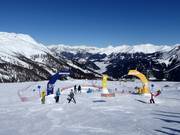 Einstieg zum Snowpark und zur Funline Schöneben
