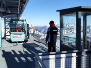 Beim Ausstieg ist das Personal immer präsent